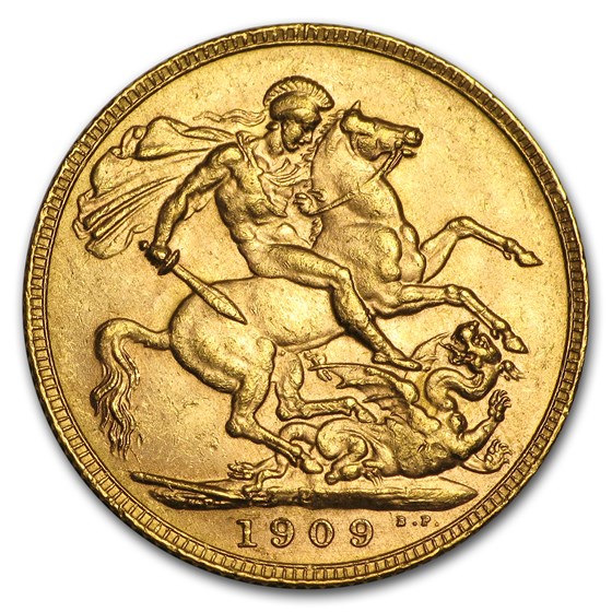1902-1910-P Australia Gold Sovereign Edward VII BU 1902-1910-P Australia Gold Sovereign Edward VII BU