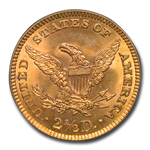 1902 $2.50 Liberty Gold Quarter Eagle MS-62 PCGS