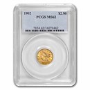 1902 $2.50 Liberty Gold Quarter Eagle MS-62 PCGS