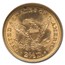 1902 $2.50 Liberty Gold Quarter Eagle MS-65 NGC