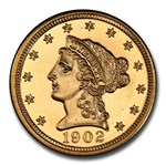 1902 $2.50 Liberty Gold Quarter Eagle PR-66 PCGS CAC