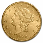 1902 $20 Liberty Gold Double Eagle MS-62 PCGS