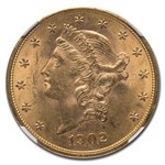 1902 $20 Liberty Gold Double Eagle MS-64 NGC