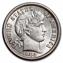 1902 Barber Dime BU