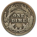 1902 Barber Dime Good/VG