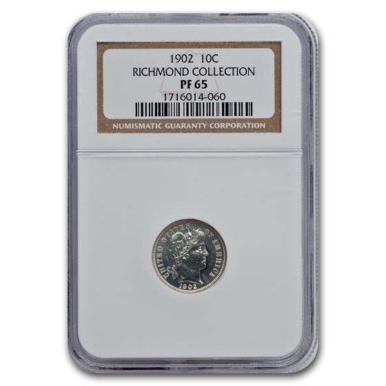 1902 Barber Dime PF-65 NGC 1902 Barber Dime PF-65 NGC
