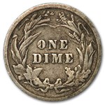 1902 Barber Dime VF