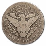 1902 Barber Half Dollar 20-Coin Roll Avg Circ
