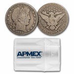 1902 Barber Half Dollar 20-Coin Roll Avg Circ