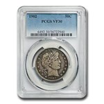 1902 Barber Half Dollar VF-30 PCGS