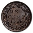 1902 Canada Large Cent Edward VII AU
