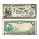 1902 Date Back $20 Nashville, TN Fine+ (Fr#642) CH#S3032
