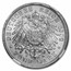 1902 German States, Baden Silver 5 Mark Friedrich I MS-63 NGC