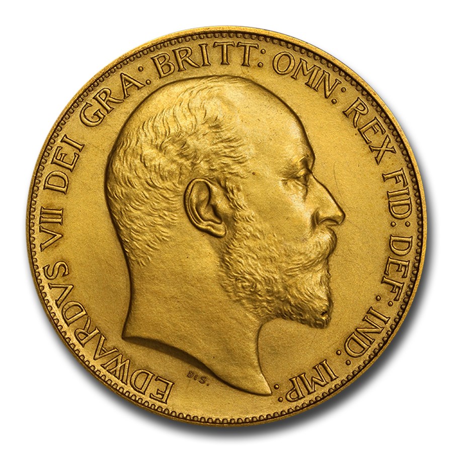 1902 Great Britain Gold £2 Edward VII PR-63 PCGS (Matte)