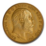 1902 Great Britain Gold Half Sovereign Edward VII PR-63 PCGS