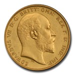 1902 Great Britain Gold Sovereign Edward VII PR-63 PCGS