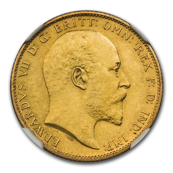 1902 Great Britain Gold Sovereign King Edward VII PR-61 Matte NGC 1902 Great Britain Gold Sovereign King Edward VII PR-61 Matte NGC