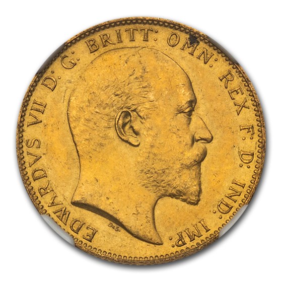 1902 Great Britain Gold Sovereign King Edward VII PR-61 Matte NGC 1902 Great Britain Gold Sovereign King Edward VII PR-61 Matte NGC