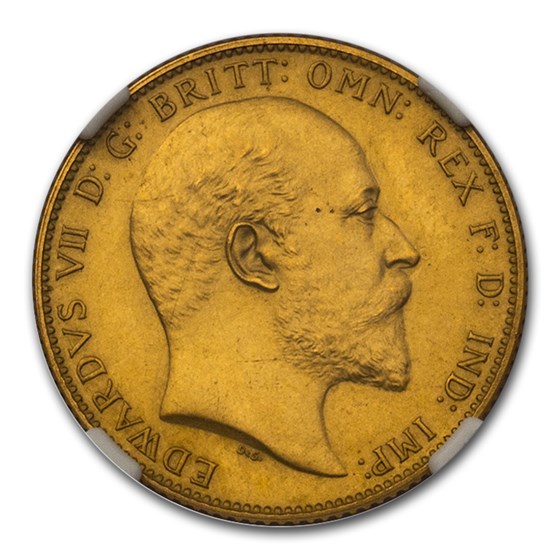 1902 Great Britain Gold Sovereign King Edward VII PR-61 Matte NGC 1902 Great Britain Gold Sovereign King Edward VII PR-61 Matte NGC
