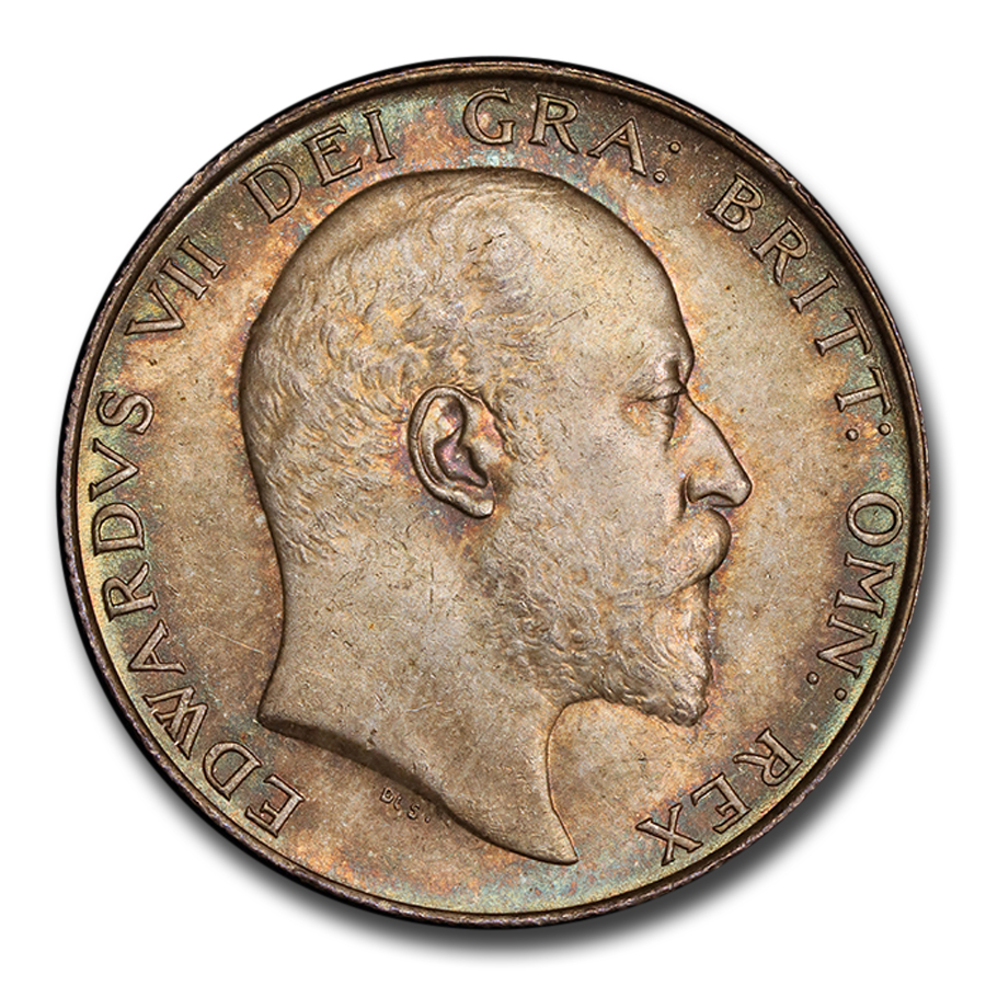 イギリス1902年エドワード7世戴冠記念銀メダル PCGS SP64 イギリス1902年エドワード7世戴冠記念銀メダル PCGS SP64
