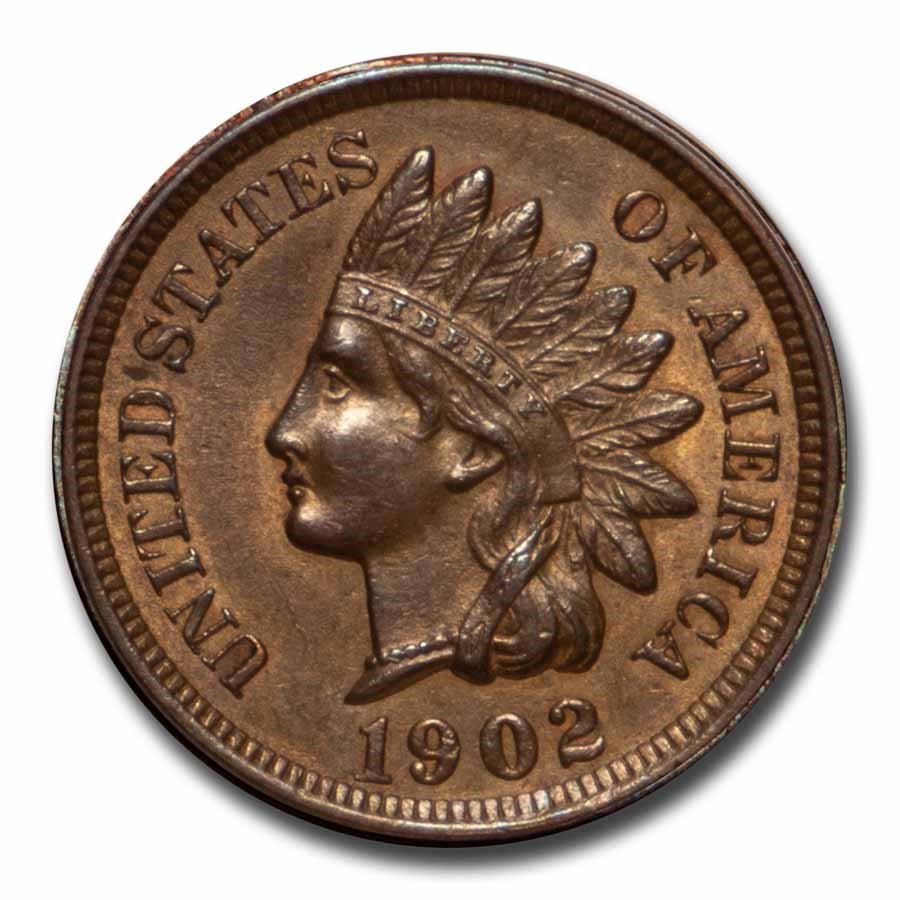 1902 Indian Head Cent BU