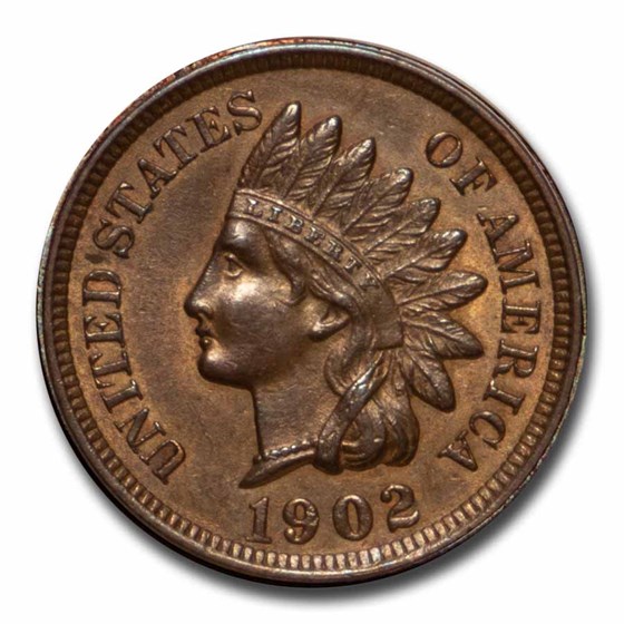 1902 Indian Head Cent BU 1902 Indian Head Cent BU