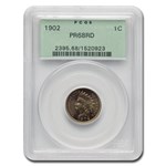 1902 Indian Head Cent PR-68 PCGS (Red)