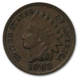 1902 Indian Head Cent VF
