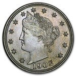 1902 Liberty Head V Nickel BU