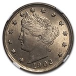 1902 Liberty Head V Nickel MS-64 NGC