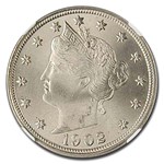 1902 Liberty Head V Nickel MS-66 NGC