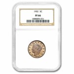 1902 Liberty Head V Nickel PF-66 NGC