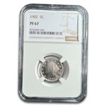 1902 Liberty Head V Nickel PF-67 NGC