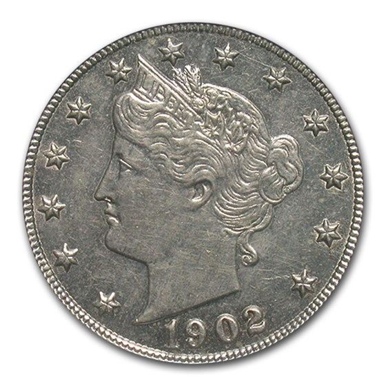 1902 Liberty Head V Nickel PR-62 PCGS 1902 Liberty Head V Nickel PR-62 PCGS