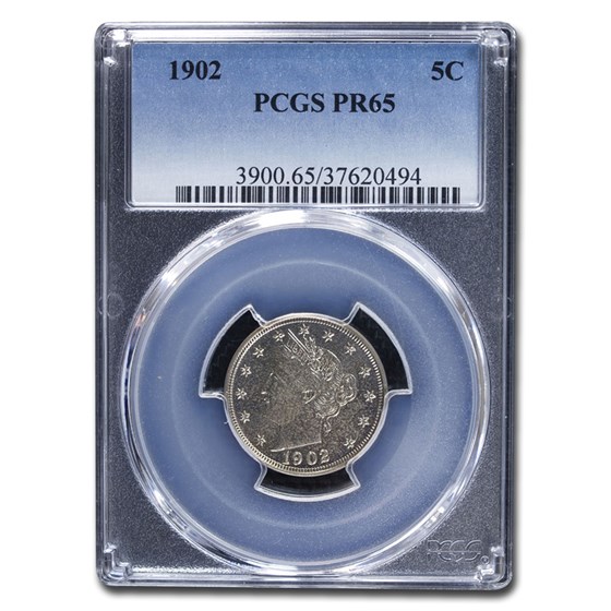 1902 Liberty Head V Nickel PR-65 PCGS 1902 Liberty Head V Nickel PR-65 PCGS
