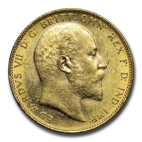 1902-M Australia Gold Sovereign Edward VII BU 1902-M Australia Gold Sovereign Edward VII BU