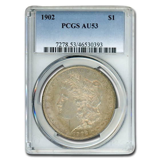 1902 Morgan Dollar AU-53 PCGS 1902 Morgan Dollar AU-53 PCGS