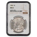 1902 Morgan Dollar MS-61 NGC