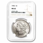 1902 Morgan Dollar MS-62 NGC