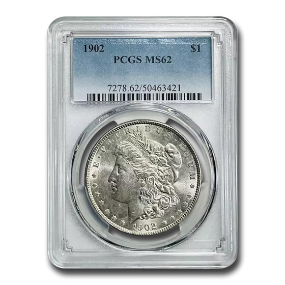 1902 Morgan Dollar MS-62 PCGS 1902 Morgan Dollar MS-62 PCGS