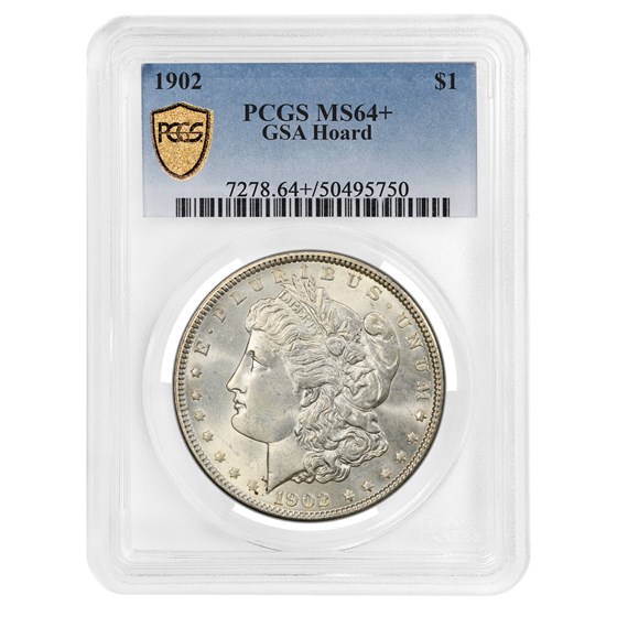 1902 Morgan Dollar MS-64+ PCGS 1902 Morgan Dollar MS-64+ PCGS
