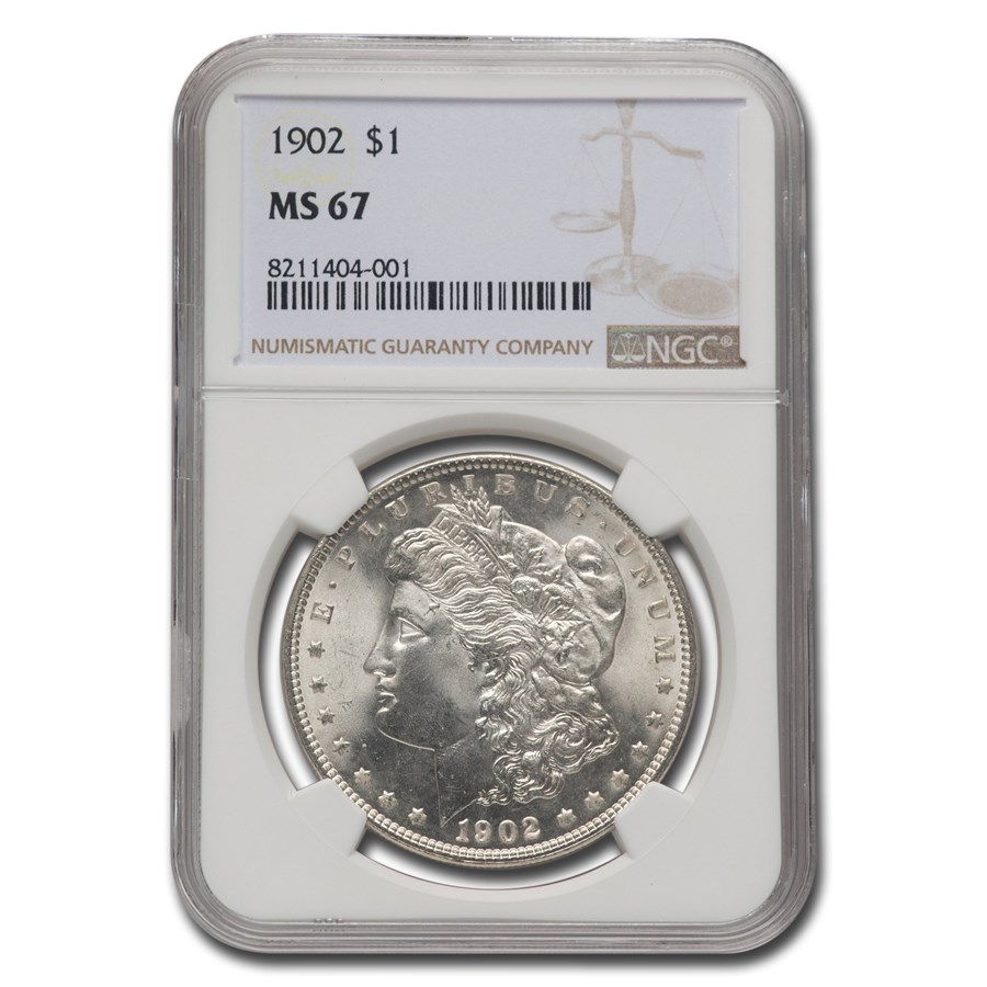 1902 Morgan Dollar MS-67 NGC