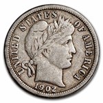 1902-O Barber Dime VF