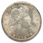 1902-O Barber Quarter MS-66 PCGS