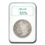 1902-O Morgan Dollar MS-63 NGC (DPL)