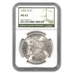 1902-O Morgan Dollar MS-63 NGC (Green Label)