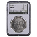 1902-O Morgan Dollar MS-65 NGC (Green Label)