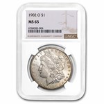 1902-O Morgan Dollar MS-65 NGC