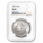 1902-O Morgan Dollar MS-65 NGC