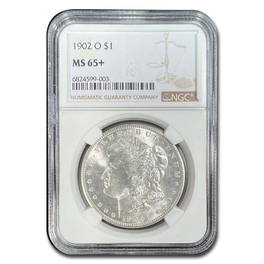 1902-O Morgan Dollar MS-65+ NGC